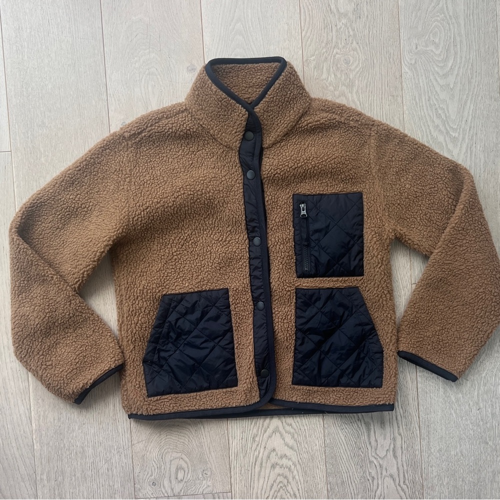 Rails Brown and Black Bomber Jacket